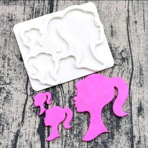 New Barbie Doll Silhouette Silicone Mold